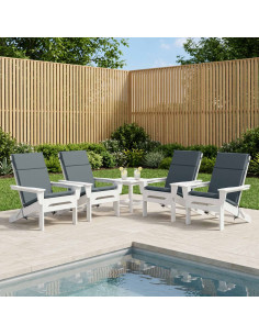 Cuscino per sedia a schienale alto GEMERT 6 pz 100% Poliestere
