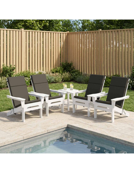 Cuscino per sedia a schienale alto GEMERT 4 pz 100% Poliestere