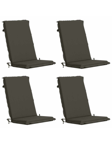 Cuscino per sedia a schienale alto GEMERT 4 pz 100% Poliestere