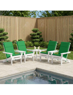 Cuscino per sedia a schienale alto GEMERT 4 pz 100% Poliestere