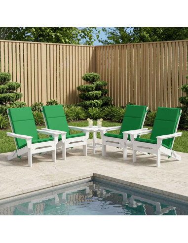 Cuscino per sedia a schienale alto GEMERT 4 pz 100% Poliestere