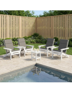 Cuscino per sedia a schienale alto GEMERT 6 pz 100% Poliestere