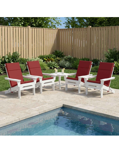Cuscino per sedia a schienale alto GEMERT 6 pz 100% Poliestere