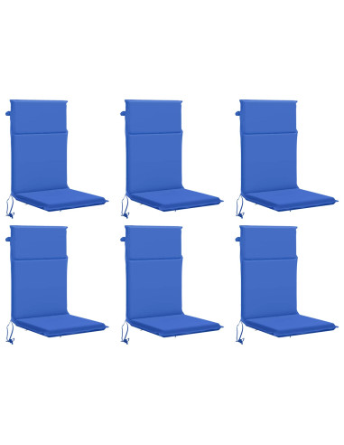 Cuscino per sedia a schienale alto GEMERT 6 pz 100% Poliestere