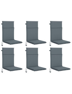 Cuscino per sedia a schienale alto GEMERT 6 pz 100% Poliestere 2