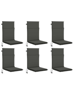 Cuscino per sedia a schienale alto GEMERT 6 pz 100% Poliestere 2