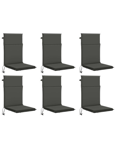 Cuscino per sedia a schienale alto GEMERT 6 pz 100% Poliestere
