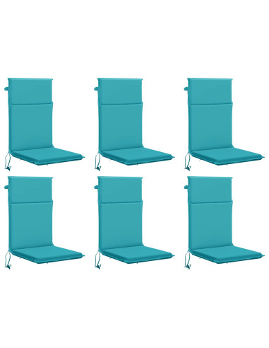 Cuscino per sedia a schienale alto GEMERT 6 pz 100% Poliestere