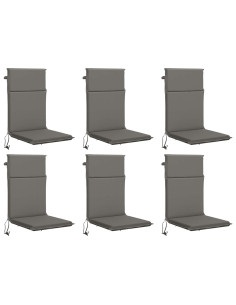 Cuscino per sedia a schienale alto GEMERT 6 pz 100% Poliestere 2