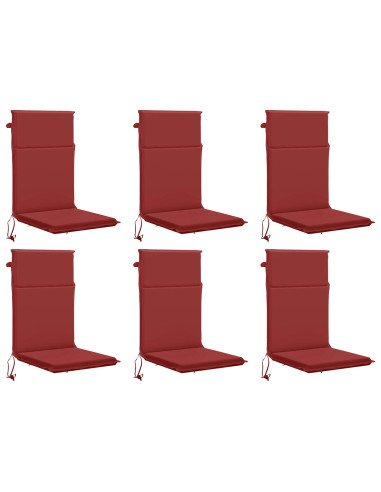 Cuscino per sedia a schienale alto GEMERT 6 pz 100% Poliestere