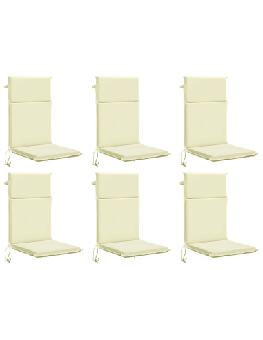 Cuscino per sedia a schienale alto GEMERT 6 pz 100% Poliestere