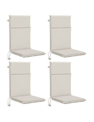 Cuscino per sedia a schienale alto GEMERT 4 pz 100% Poliestere