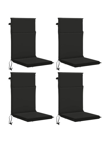 Cuscino per sedia a schienale alto GEMERT 4 pz 100% Poliestere