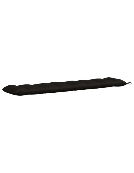 Cuscini per Panchina VIANEN 2 pz 100% Poliestere Nero