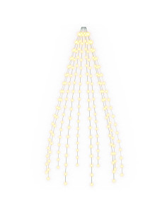 Ghirlande luminose per alberi di Natale Verde 180 cm PVC 2