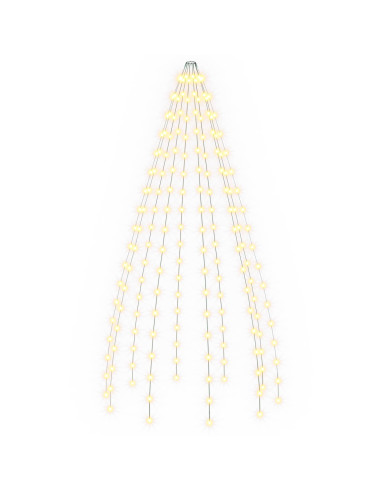 Ghirlande luminose per alberi di Natale Verde 180 cm PVC