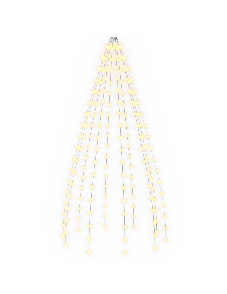 Ghirlande luminose per alberi di Natale Verde 180 cm PVC