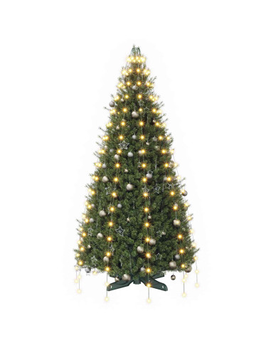 Ghirlande luminose per alberi di Natale Verde 180 cm PVC