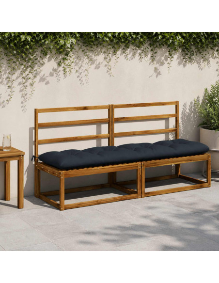 Cuscino per panchina VIANEN 100% Poliestere Blu Scuro