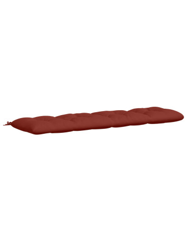 Cuscino per panchina VIANEN 100% Poliestere Rosso