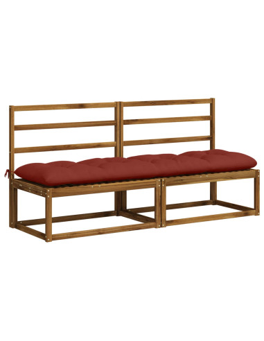 Cuscino per panchina VIANEN 100% Poliestere Rosso