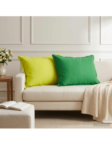 Cuscino 2 pz HOUTEN Verde 50 x 80 cm Poliestere