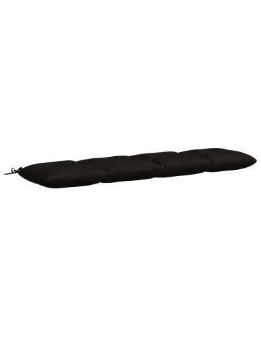 Cuscino per panchina VIANEN 100% Poliestere Nero
