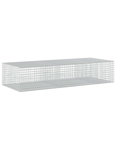 Gabione con filo da 5 mm e rete da 5x5 cm 250x100x50 cm