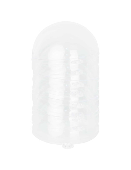 Set di Palline di Natale 200 pz Trasparente Diam. 5 cm Plastica