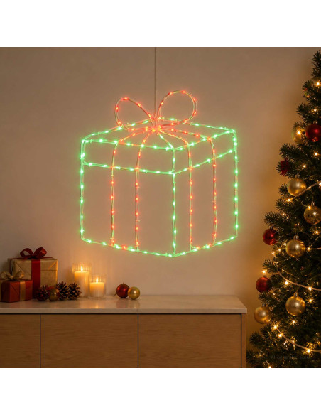 Luci di Natale per finestra a sagoma LOVIISA 200 LED