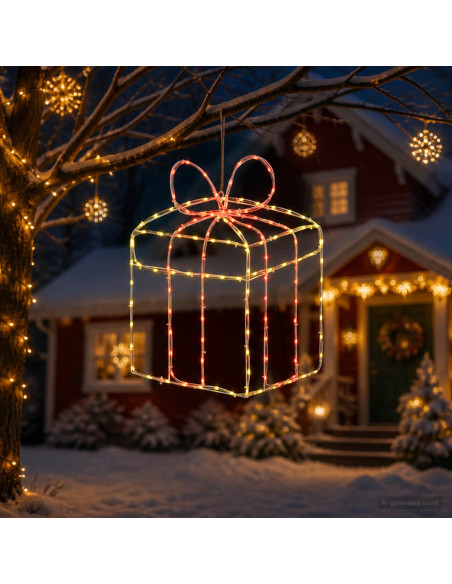 Luci di Natale per finestra a sagoma LOVIISA 200 LED