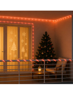 Tubo luminoso LED di Natale 120 LED Rosso 5 m