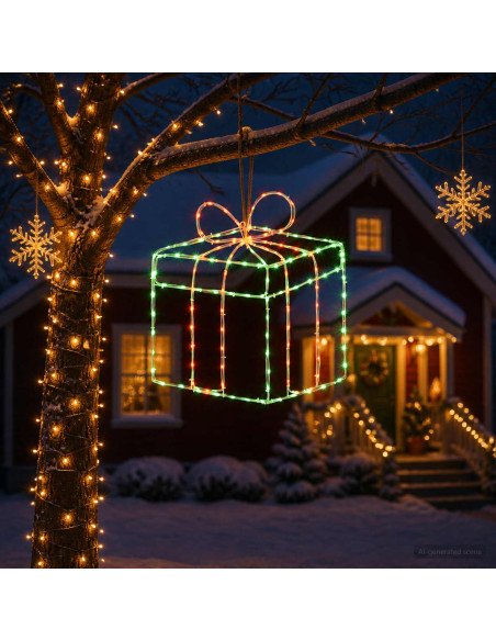 Luci di Natale per finestra a sagoma LOVIISA 200 LED