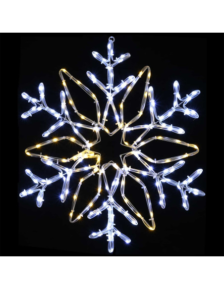 Luci di Natale a fiocco di neve LOVIISA 140 LED