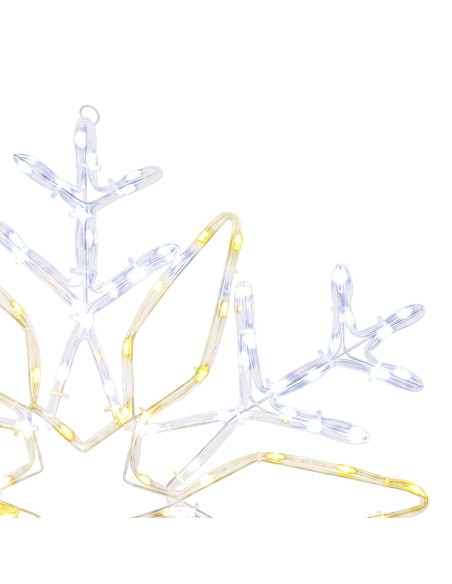Luci di Natale a fiocco di neve LOVIISA 140 LED