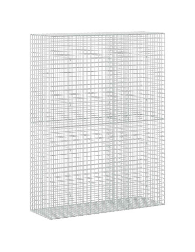 Gabione con filo da 5 mm e rete da 5x5 cm 150x50x200 cm