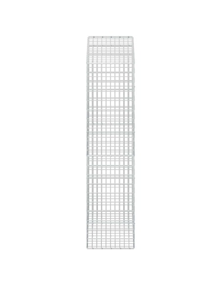 Gabione con Filo da 5 mm e Rete da 5x10 cm 150x50x200 cm