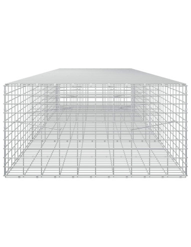 Gabione con Filo da 5 mm e Rete da 5x10 cm 350x100x50 cm