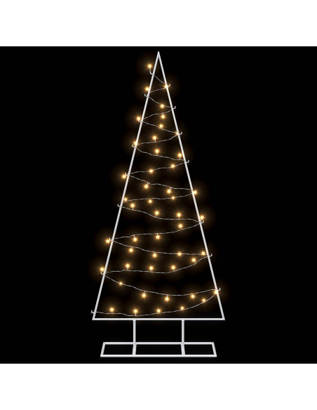 Albero di Natale in metallo con LED KUOPIO 125 cm Bianco caldo