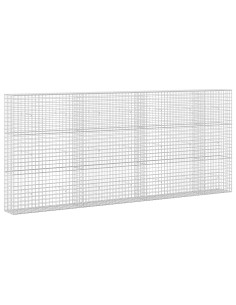 Gabione con filo da 5 mm e rete da 5x5 cm 350x30x150 cm 2