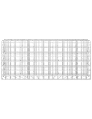 Gabione con filo da 5 mm e rete da 5x5 cm 350x30x150 cm
