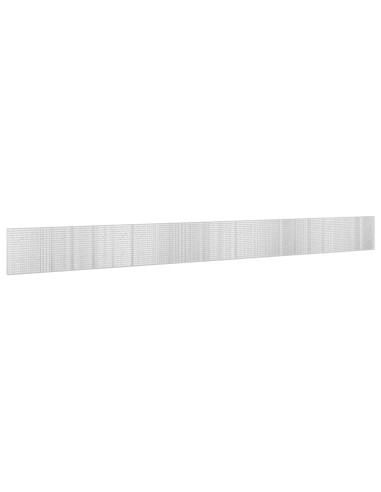 Gabione con Filo da 5 mm e Rete da 5x2,5 cm 1100x10x100 cm