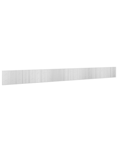 Gabione con Filo da 5 mm e Rete da 5x2,5 cm 1100x10x100 cm