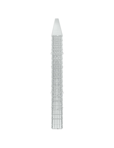Gabione con Filo da 5 mm e Rete da 5x2,5 cm 1100x10x100 cm