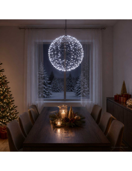 Luce a punta di Natale 750 LED Bianco freddo Ø 50 x 52 cm
