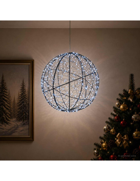 Luce a punta di Natale 750 LED Bianco freddo Ø 50 x 52 cm