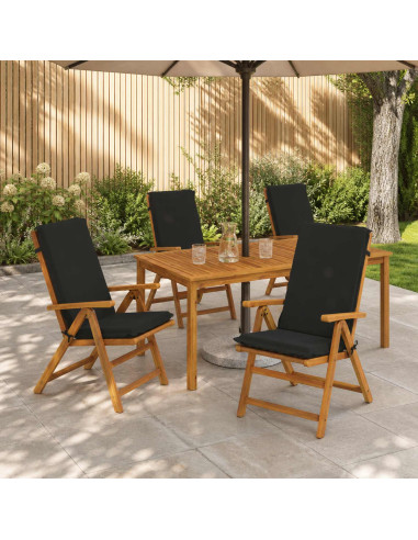 Cuscino per sedia a schienale alto GEMERT 4 pz 100% Poliestere