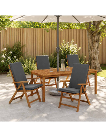 Cuscino per sedia a schienale alto GEMERT 4 pz 100% Poliestere