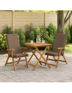 Cuscino per sedia a schienale alto GEMERT 2 pz 100% Poliestere