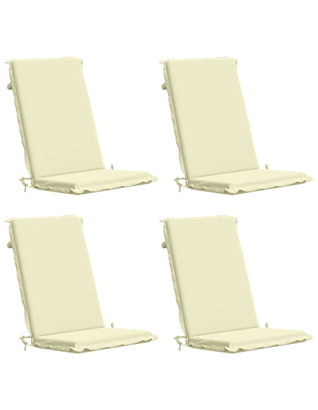 Cuscino per sedia a schienale alto GEMERT 4 pz 100% Poliestere